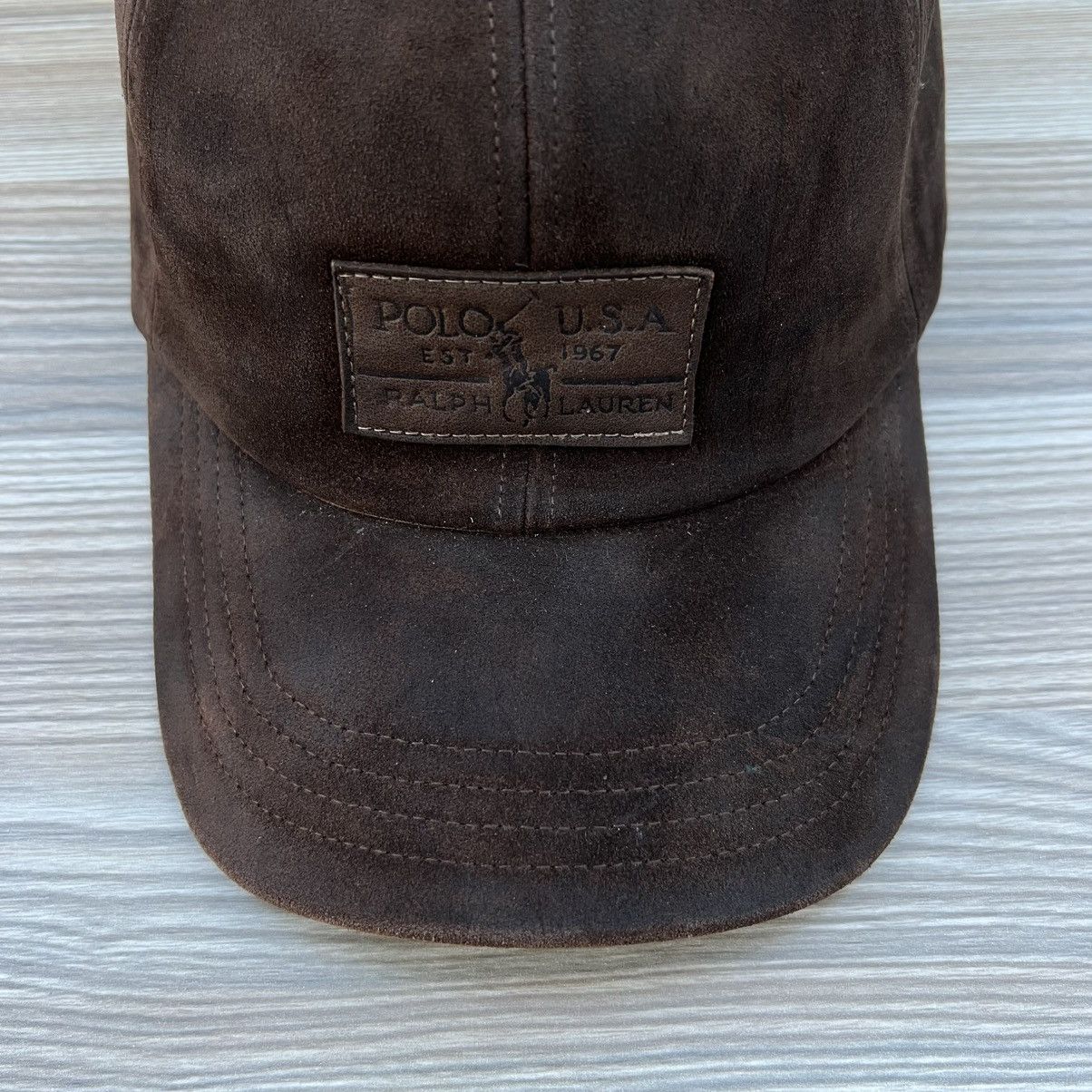 Polo Ralph Lauren Polo Ralph Lauren Leather Hat. Size ONE SIZE - 4 Thumbnail