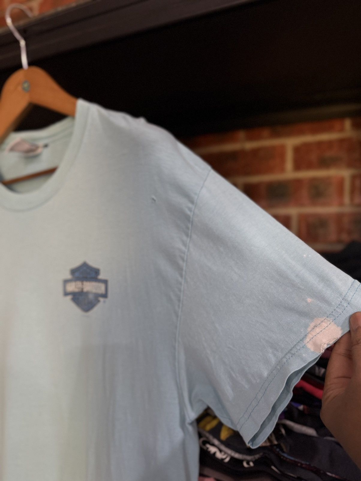 Harley Davidson × Vintage Thrashed Vintage Harley Davidson Twin Cities Faded Tee Size US L / EU 52-54 / 3 - 12 Thumbnail