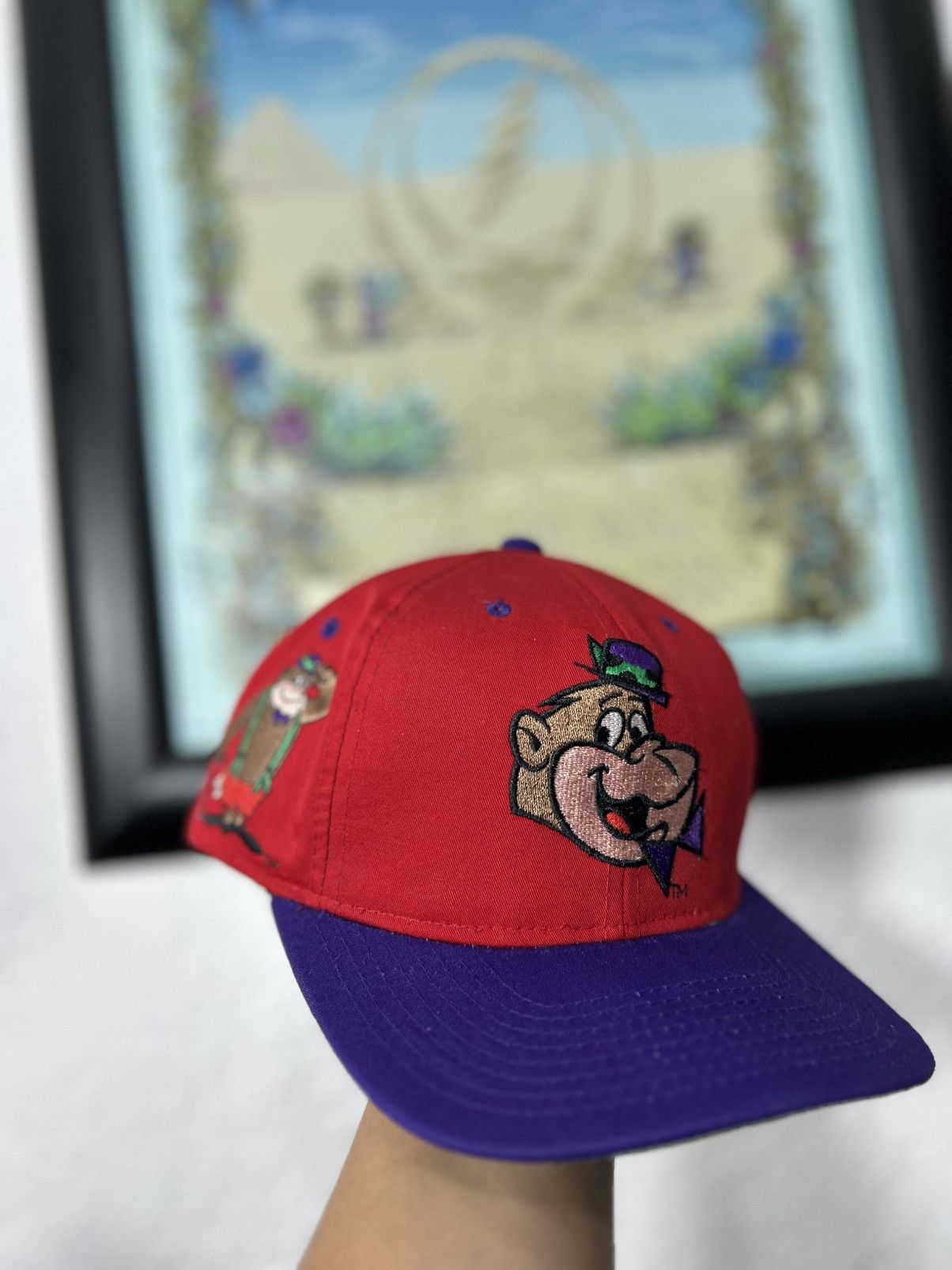 American Needle × Cartoon Network × Vintage 1993 Magilla Gorilla Hannah Barbera Snapback Blockhead Size ONE SIZE - 9 Thumbnail