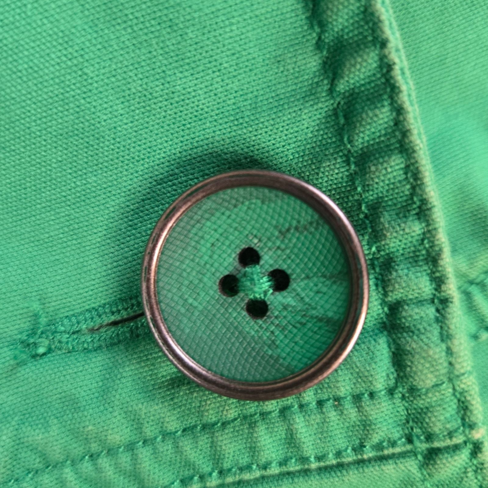 Other CAbi Green Twill Blazer Jacket Size Small Size S / US 4 / IT 40 - 4 Thumbnail