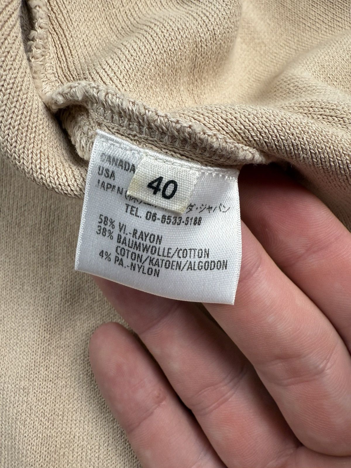 Escada Escada Beige Zip Jacket with Lace Up Sleeves EU 40 Size S / US 4 / IT 40 - 6 Thumbnail