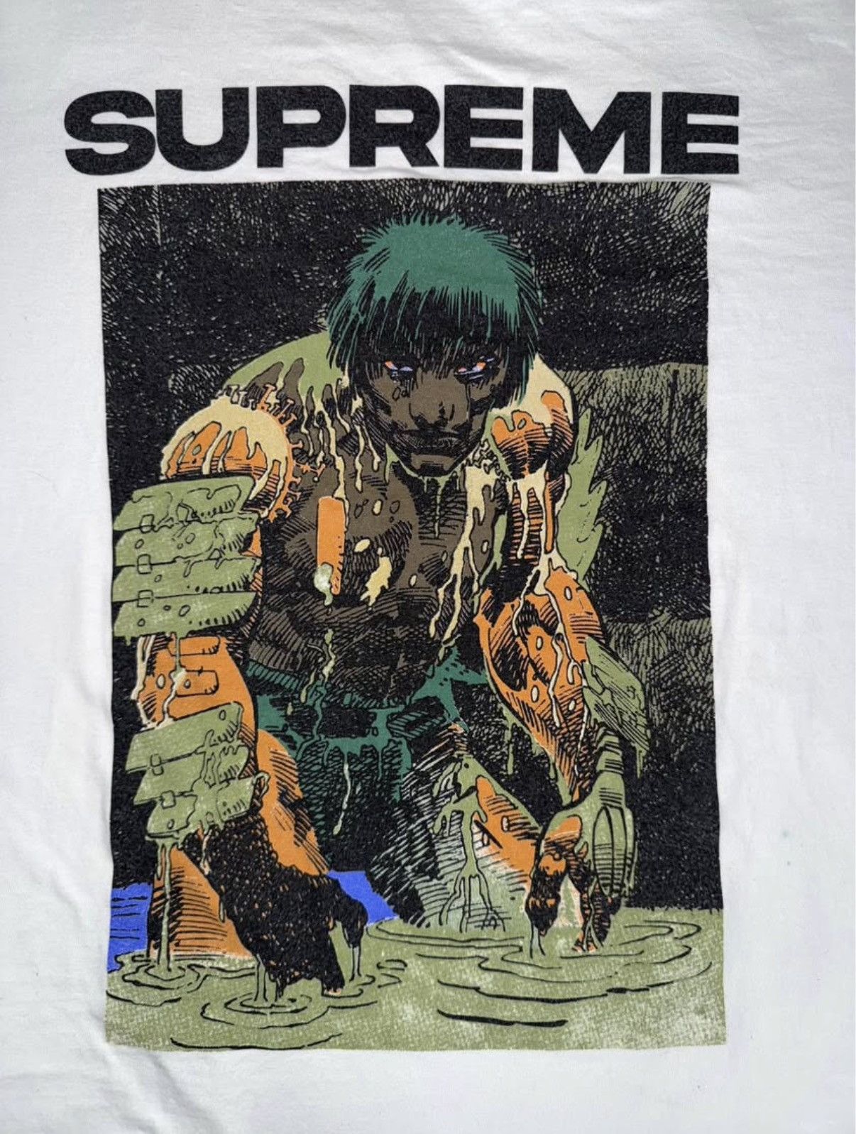 Supreme Supreme Ronin Tee White – XL Size US XL / EU 56 / 4 - 4 Thumbnail