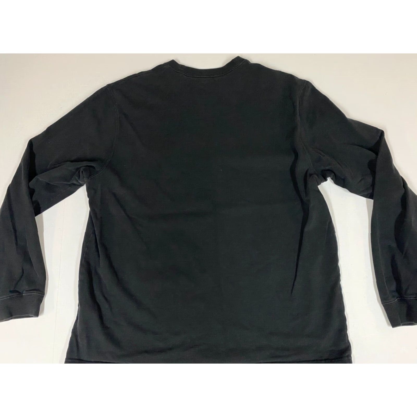 Eddie Bauer Eddie Bauer Shirt MEns Large Black Striped Beach California 1920 Crew Neck Long Sleeve Logo Cotton Spandex Size US L / EU 52-54 / 3 - 7 Thumbnail