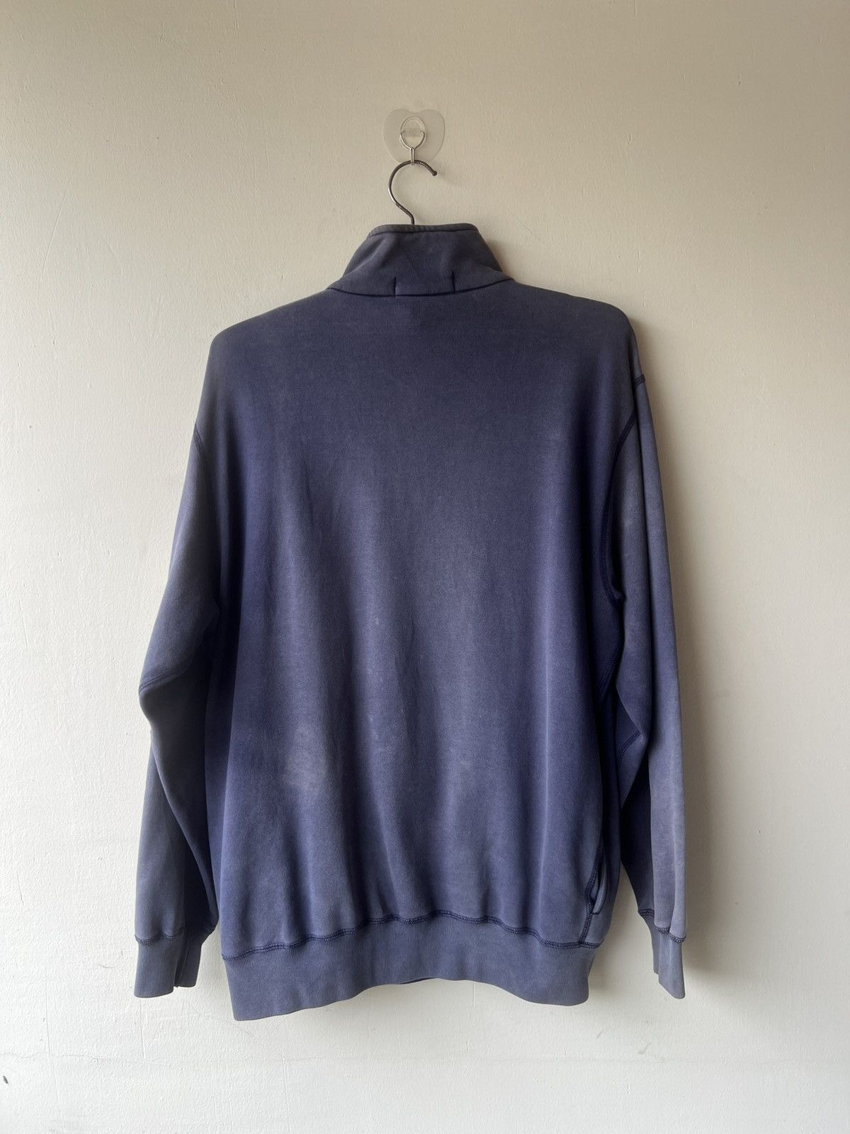 Polo Ralph Lauren Trashed 90s Polo Ralph Lauren Sun Faded Pull Over Sweatshirt Size US L / EU 52-54 / 3 - 3 Thumbnail
