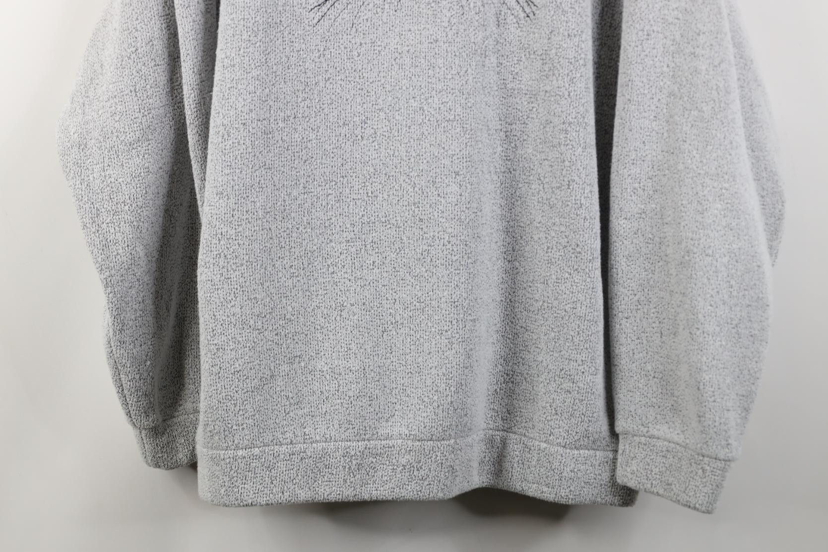 Vintage Vintage 90s Streetwear Face Terry Cloth Sweatshirt USA Size XL / US 12-14 / IT 48-50 - 3 Thumbnail