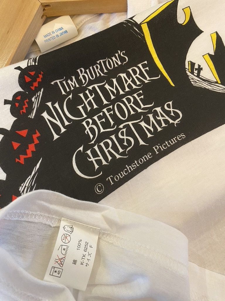 Vintage 1997 Vintage The Nightmare Before Christmas Movie Promo Tee Size US L / EU 52-54 / 3 - 8 Thumbnail