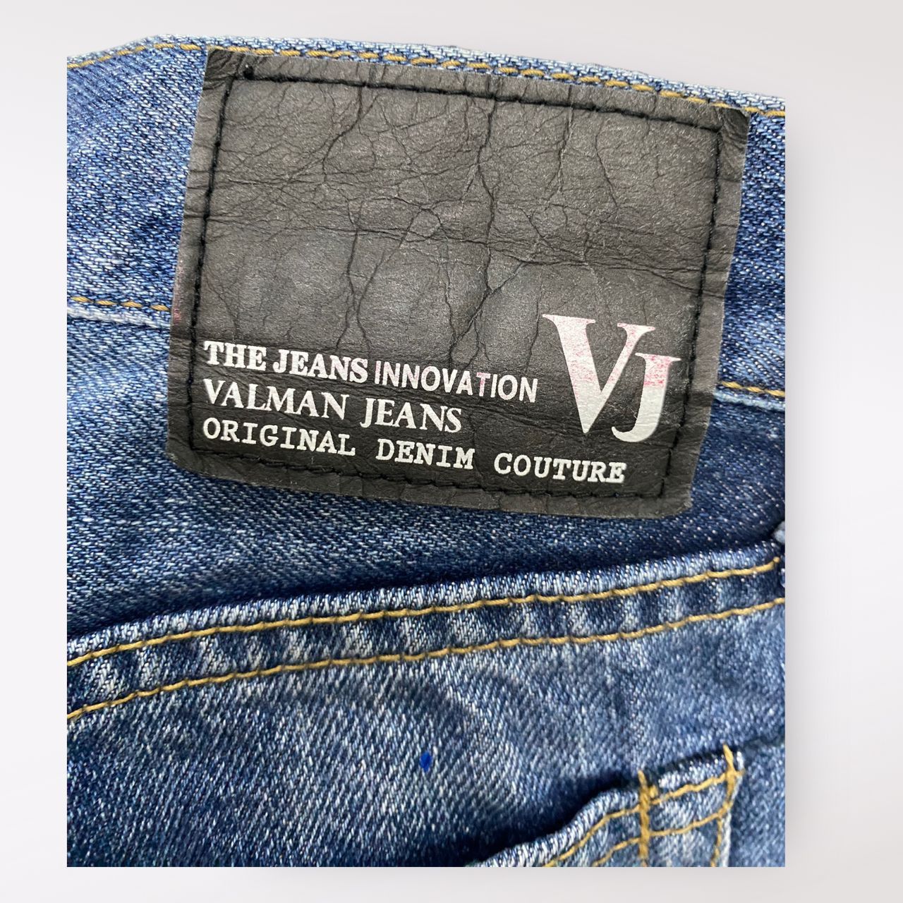 If Six Was Nine 💥BEST OFFER💥VALMAN JEANS DOT COLOUR RAPPER DENIM Size US 31 - 15 Thumbnail