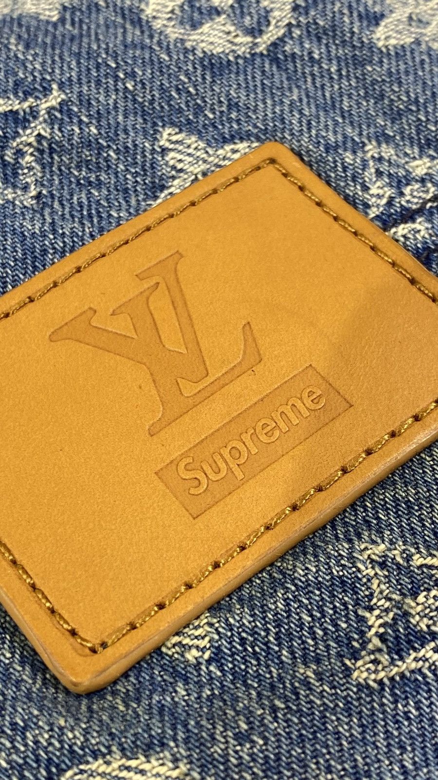 Louis Vuitton × Supreme Louis Vuitton X SUPREME 1 OF 1 Sample Carpenter Denim Jeans Size US 30 / EU 46 - 18 Thumbnail
