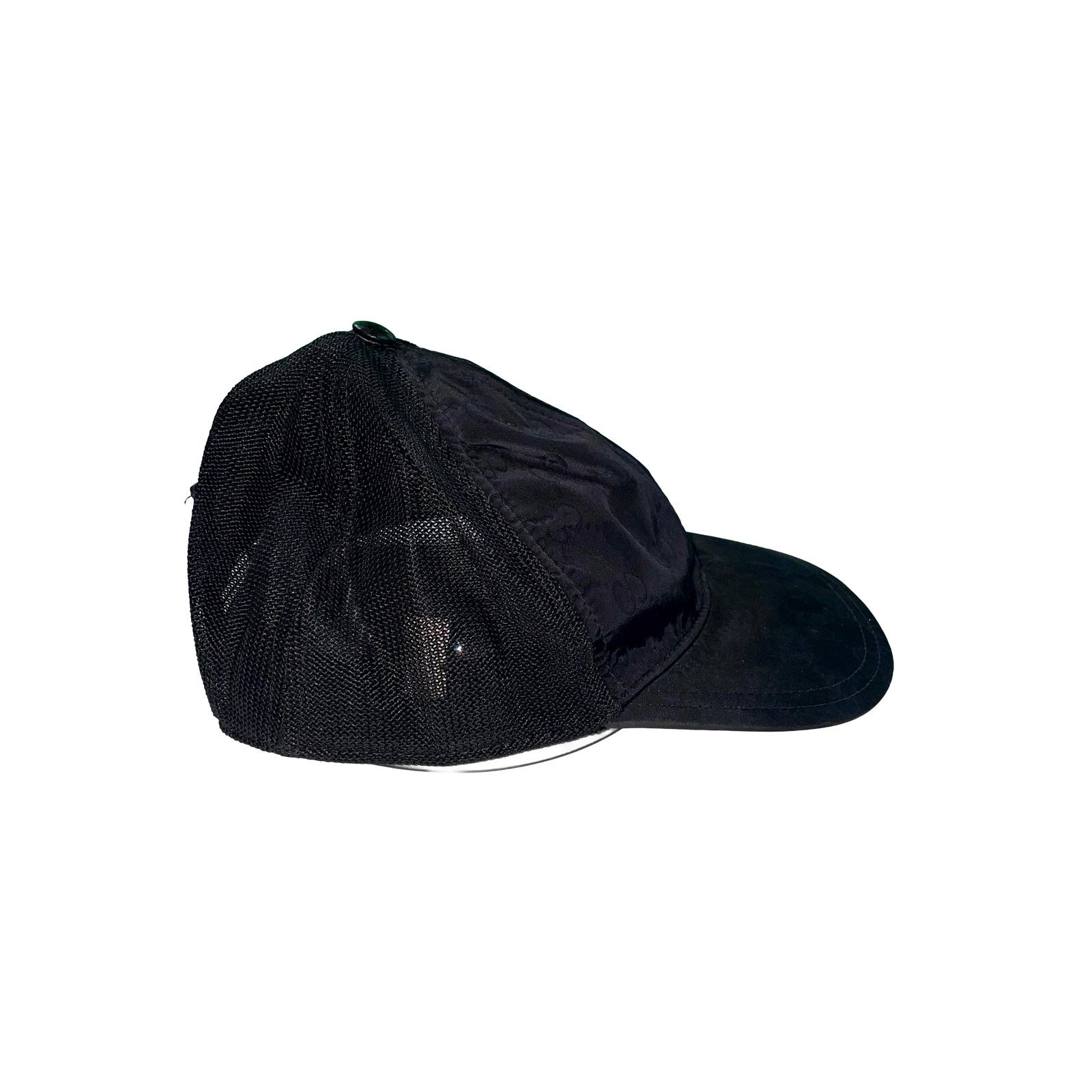 Gucci Gucci Mesh Mono Black Hat Size 34 - 3 Thumbnail