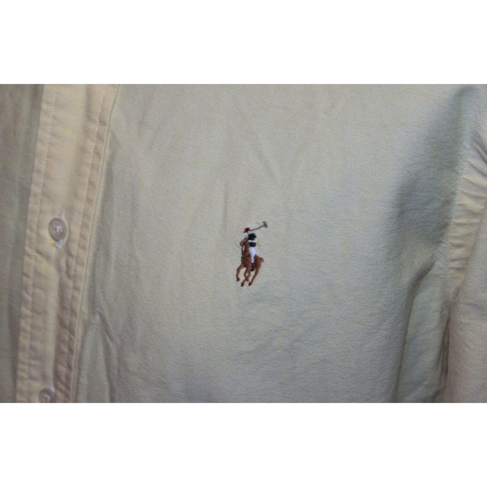 Ralph Lauren Ralph Lauren Mens Button-Up Yellow Shirt S Regular Fit 100% Cotton Size US S / EU 44-46 / 1 - 2 Thumbnail