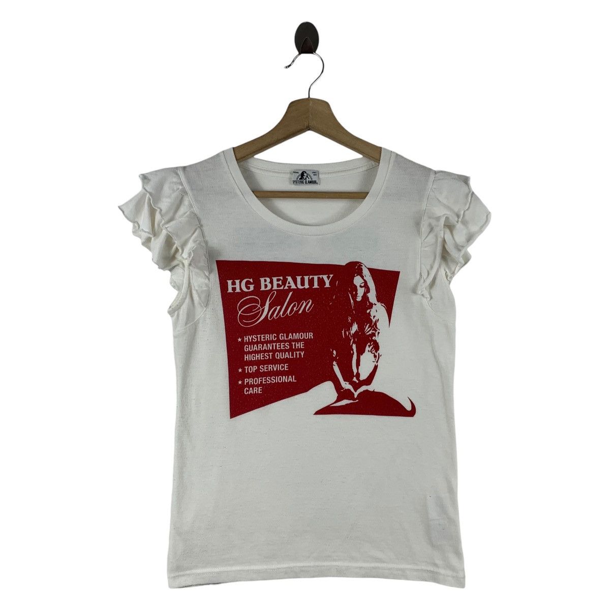Hysteric Glamour × Japanese Brand × Vintage HYSTERIC GLAMOUR HG beauty salon printed tee Size XS / US 0-2 / IT 36-38 - 1 Thumbnail