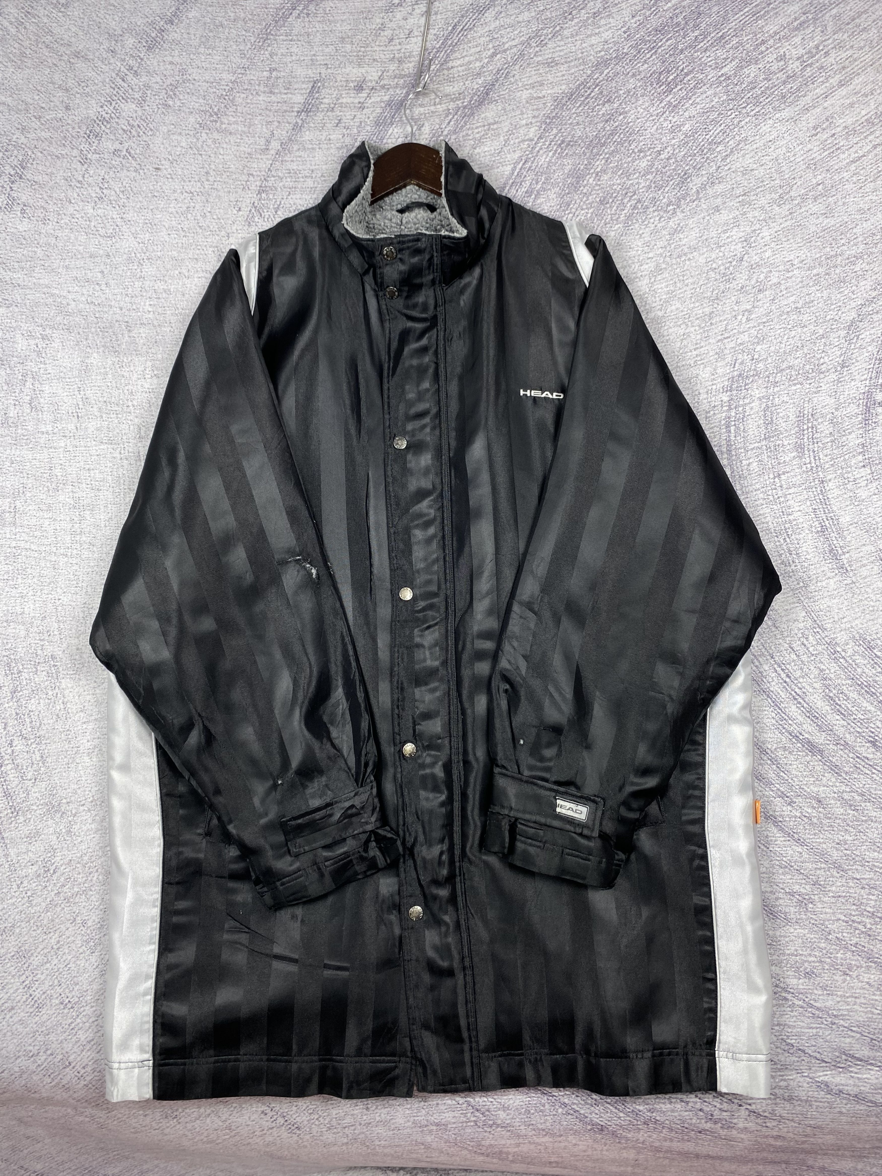 Japanese Brand Vintage Head Sherpa Lining Zip Up Jacket Size US L / EU 52-54 / 3 - 3 Thumbnail