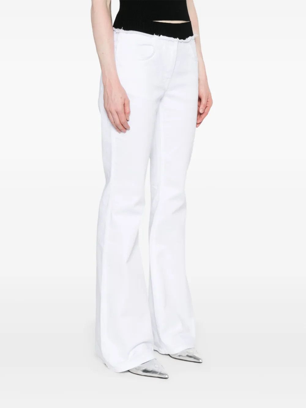 Givenchy o1y0925 Sweatpant in White Size 28" / US 6 / IT 42 - 3 Thumbnail