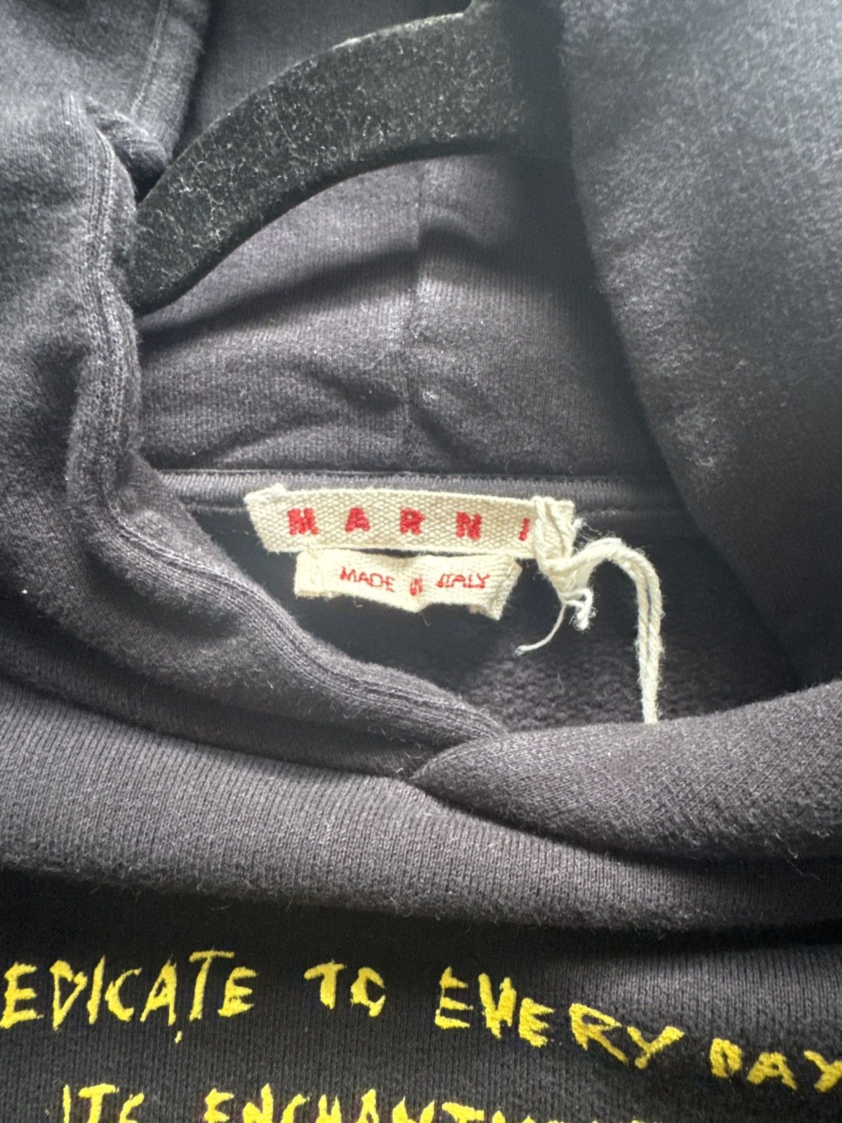 Marni Marni Like Matching Cuffs Graphic Hoodie - Size L Size US M / EU 48-50 / 2 - 2 Thumbnail