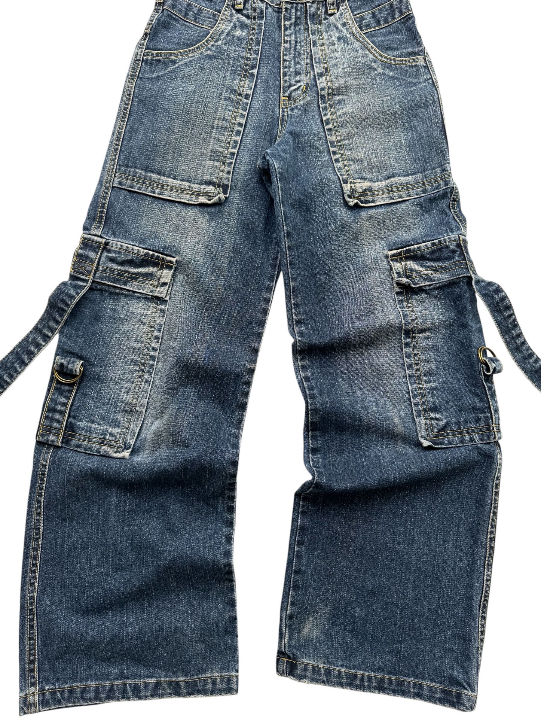 Vintage Vintage Cargo Wide Pants With Bondage W32(V9) Size 26" / US 2 / IT 38 - 3 Thumbnail