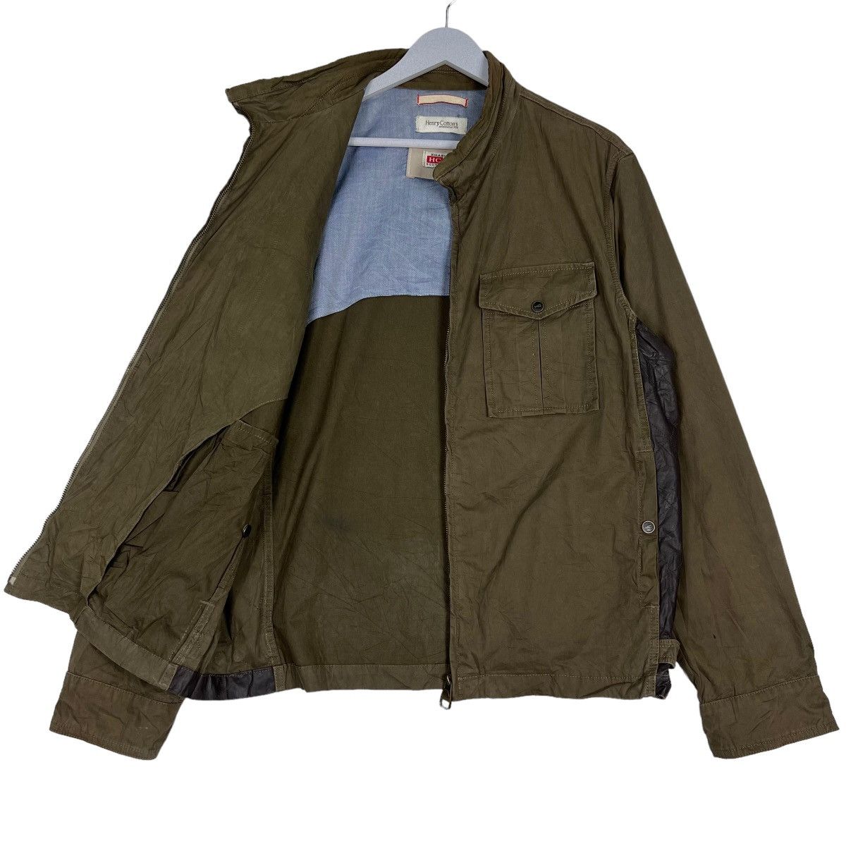 Henry Cotton's 🔥 HENRY COTTONS SCOTLAND KHAKI JACKET Size US M / EU 48-50 / 2 - 9 Thumbnail
