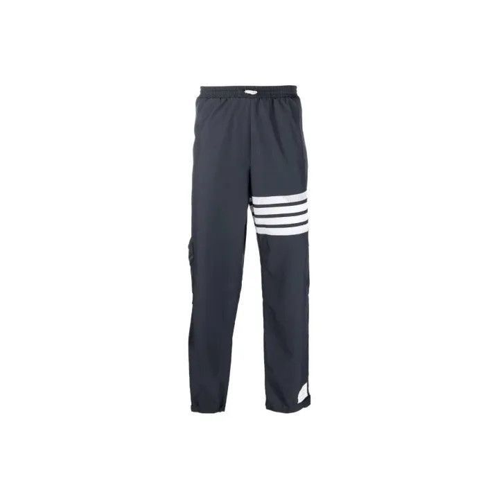 Thom Browne Thom Browne Blue Knit Track Pants for Men -2507 Size US 36 / EU 52 - 1 Thumbnail