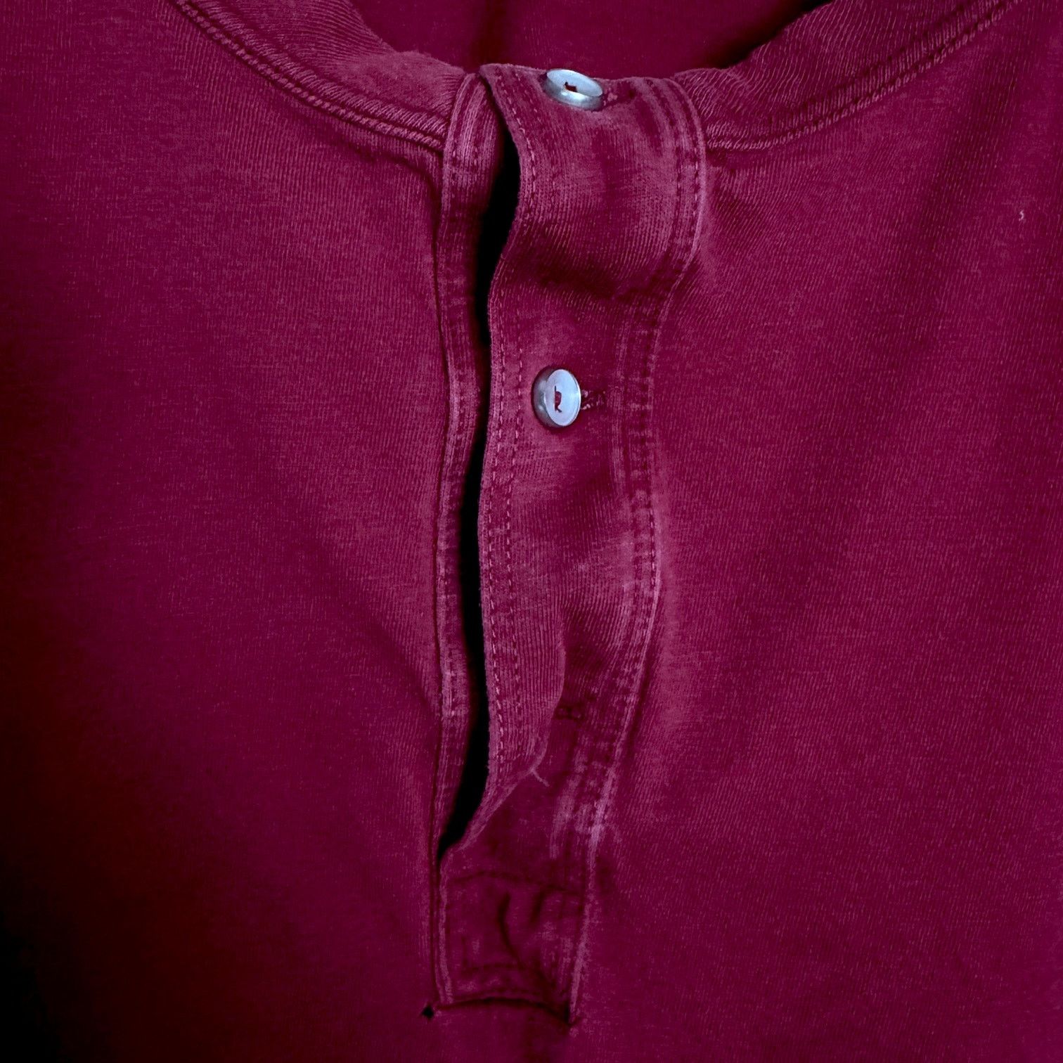 Lacoste Lacoste Dark Red S/S Henley Casual Preppy Vacation 6 US XL Size US XL / EU 56 / 4 - 5 Thumbnail