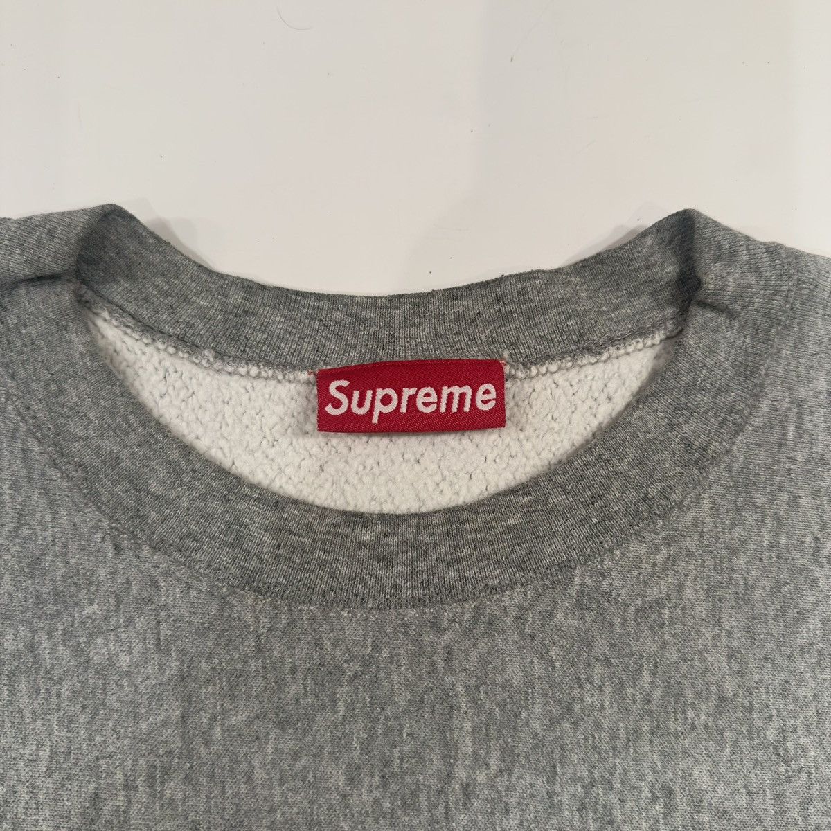 Supreme 1995 Safety Orange Box Logo Crewneck Size US XL / EU 56 / 4 - 5 Thumbnail