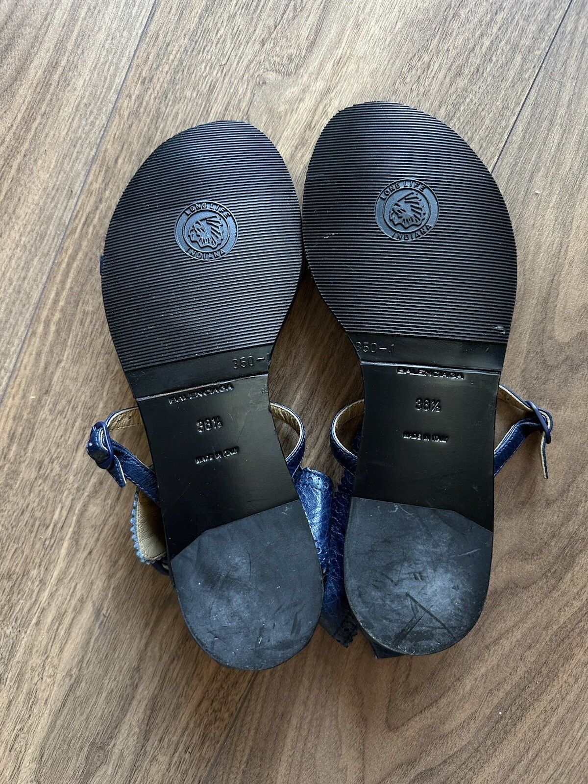 Balenciaga Balenciaga Paris Gladiator Studded Flat Sandals City Size US 8.5 / IT 38.5 - 19 Thumbnail