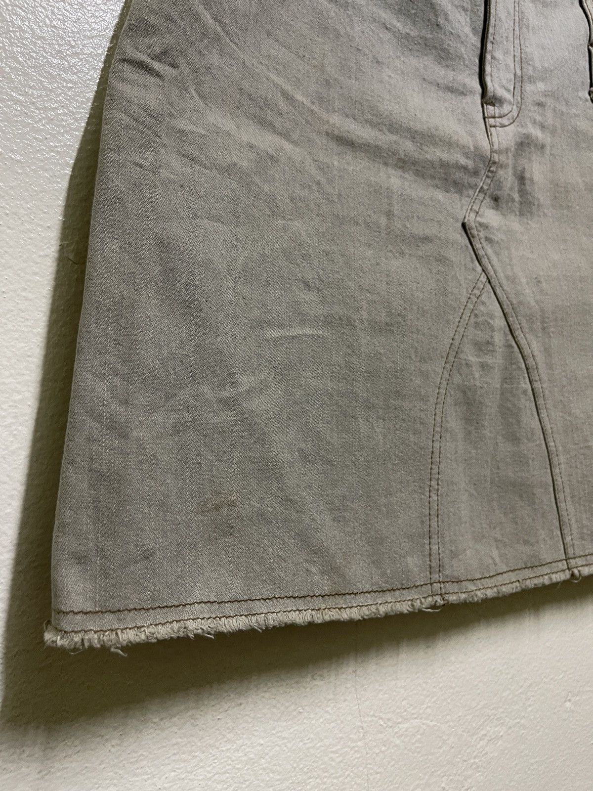 Vintage Ppfm Skirt Denim Sample Size 30" / US 8 / IT 44 - 3 Thumbnail