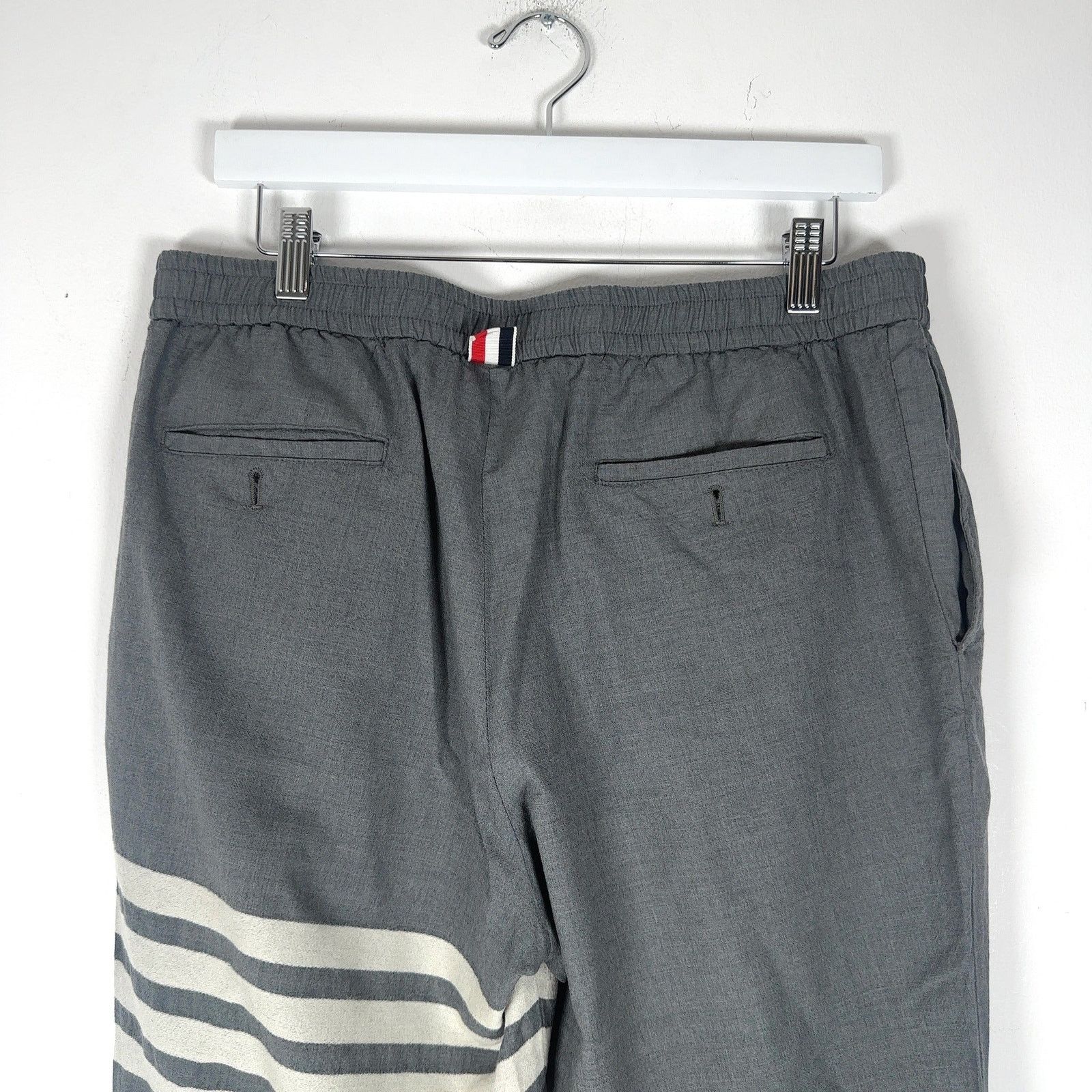 Thom Browne Thom Browne Woostered Woven Wool 4-Bar Pants Size US 32 / EU 48 - 7 Thumbnail