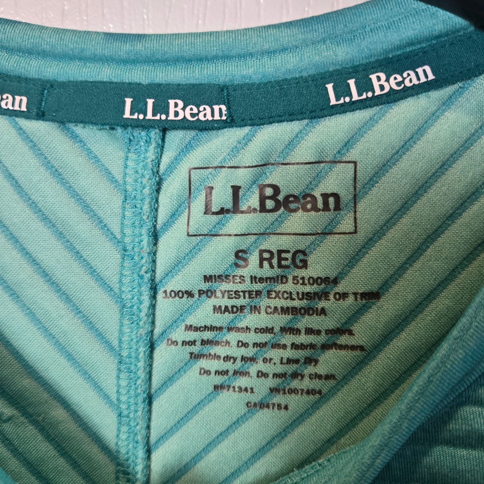 L.L. Bean L. L. Bean Airlight Ribbed Pullover Crew Neck Women's S teal Size S / US 4 / IT 40 - 3 Thumbnail