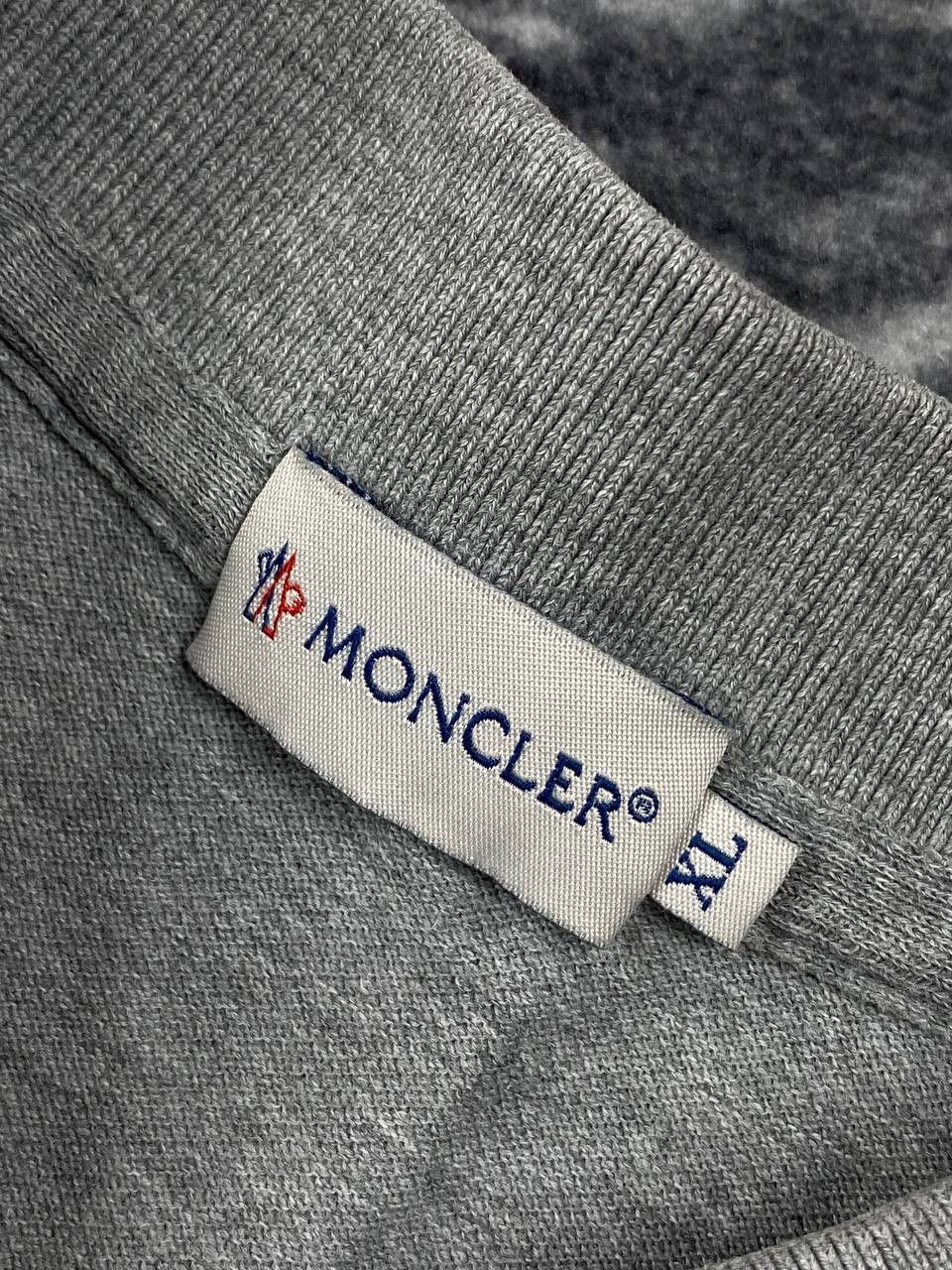 Moncler Moncler Maglia Polo Manica Corta Polo Shirt Men Size XL Gray Size US XL / EU 56 / 4 - 3 Thumbnail