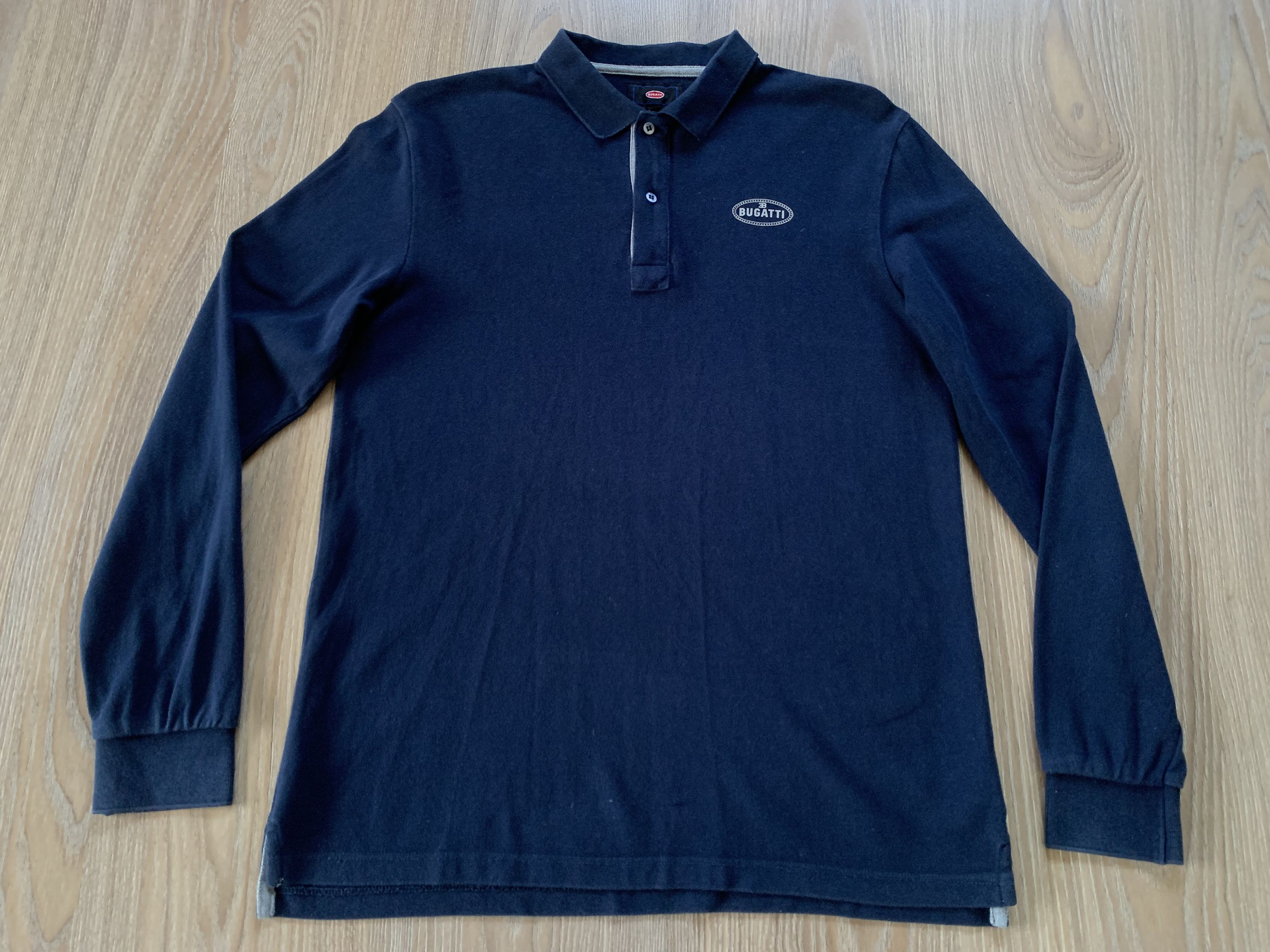 Bugatti Bugatti Navy Long Sleeve Polo T Shirt Size US L / EU 52-54 / 3 - 2 Thumbnail