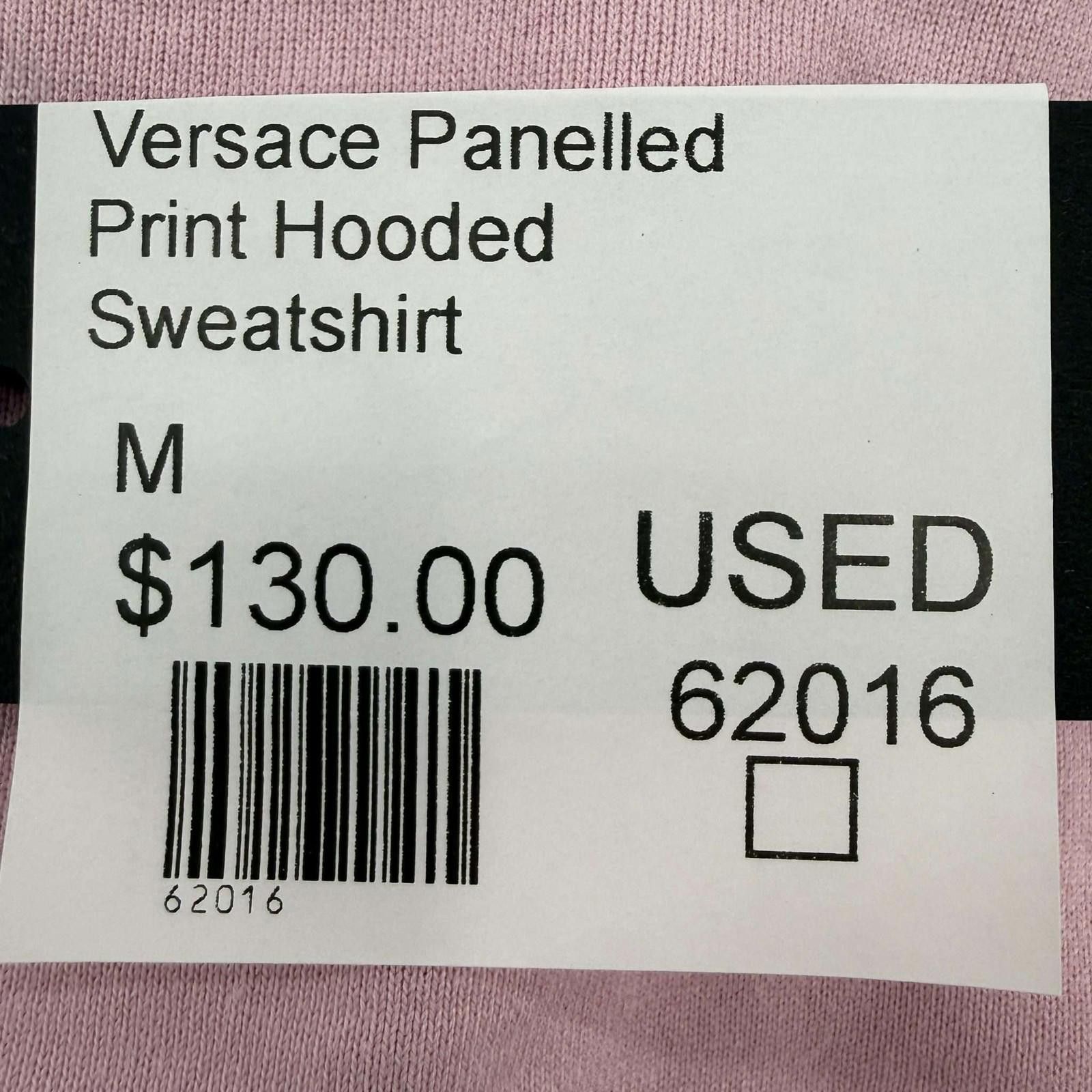 Versace Versace Panelled Print Hooded Sweatshirt M Used Size US M / EU 48-50 / 2 - 5 Thumbnail