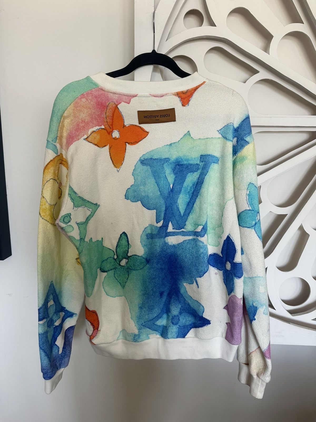 Louis Vuitton Louis Vuitton Watercolor Monogram Sweatshirt – Size L Size US L / EU 52-54 / 3 - 2 Thumbnail