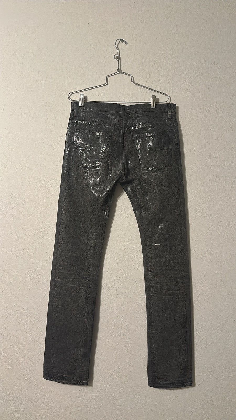 Dior Dior Homme AWO5 “In the morning” Black waxed denim Size US 31 - 3 Thumbnail