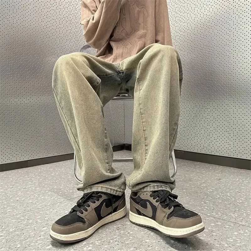 Japanese Brand Retro embroidered loose leg jeans Size US 32 / EU 48 - 4 Thumbnail