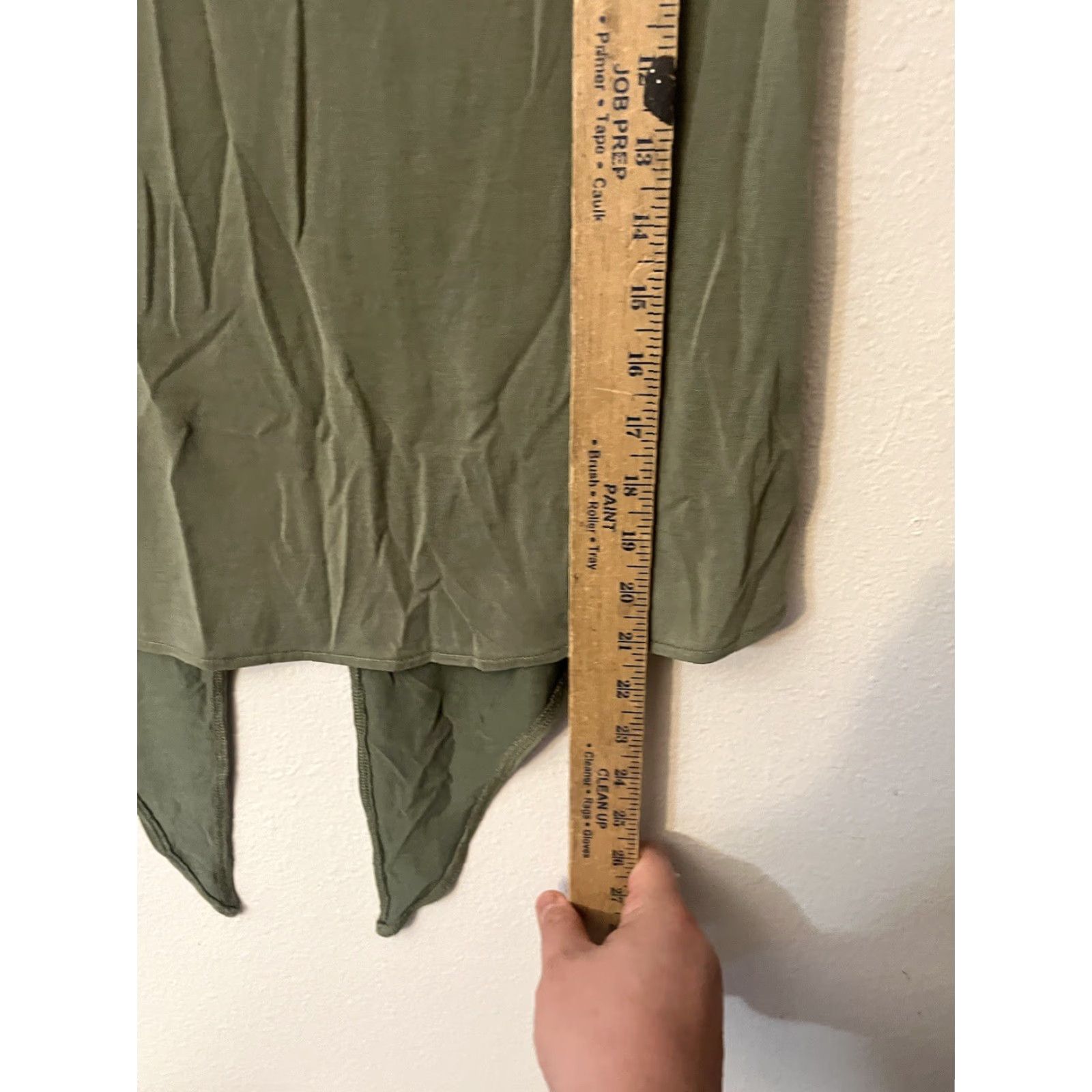 Loft Loft Shirt Womens Medium Green Tie Front Casual Size M / US 6-8 / IT 42-44 - 4 Thumbnail