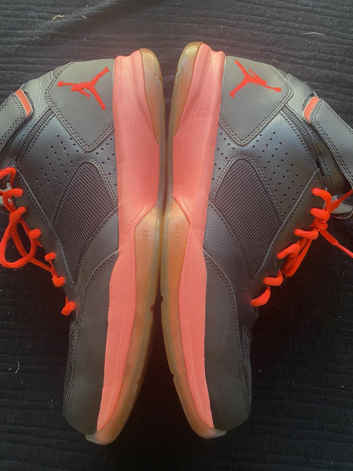 Jordan Brand Jordan BCT Mid 2 Black Red Infrared Shoes 11.5 616362-023 Size US 11.5 / EU 44-45 - 8 Thumbnail