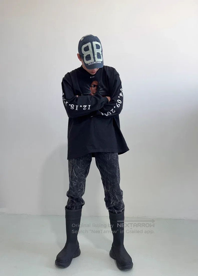 Martine Rose Martine Rose size l Black Water Ripple Denim Pants Size US 28 / EU 44 - 8 Thumbnail