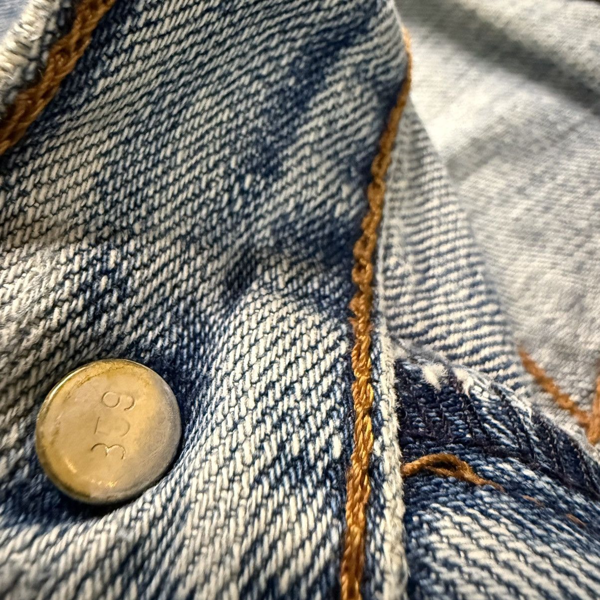 Engineered Garments × Levi's Vintage 90s Levis 504-B3 Distressed Faded Aging Denim USA Size US 34 / EU 50 - 19 Thumbnail