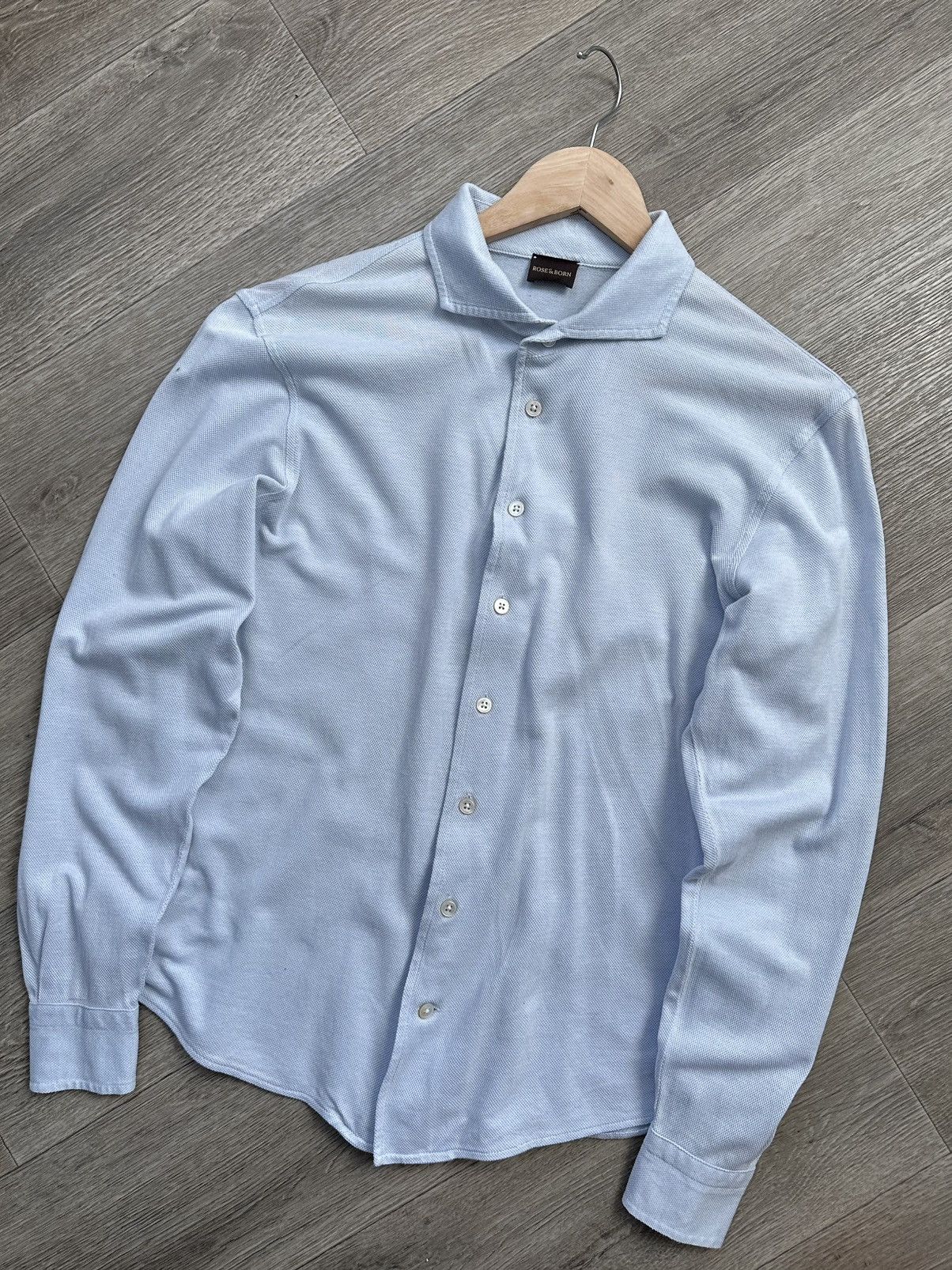 Other 🫧 ROSE&BORN SHIRT BUTTON UP MADE IN ITALY Size US M / EU 48-50 / 2 - 1 Thumbnail