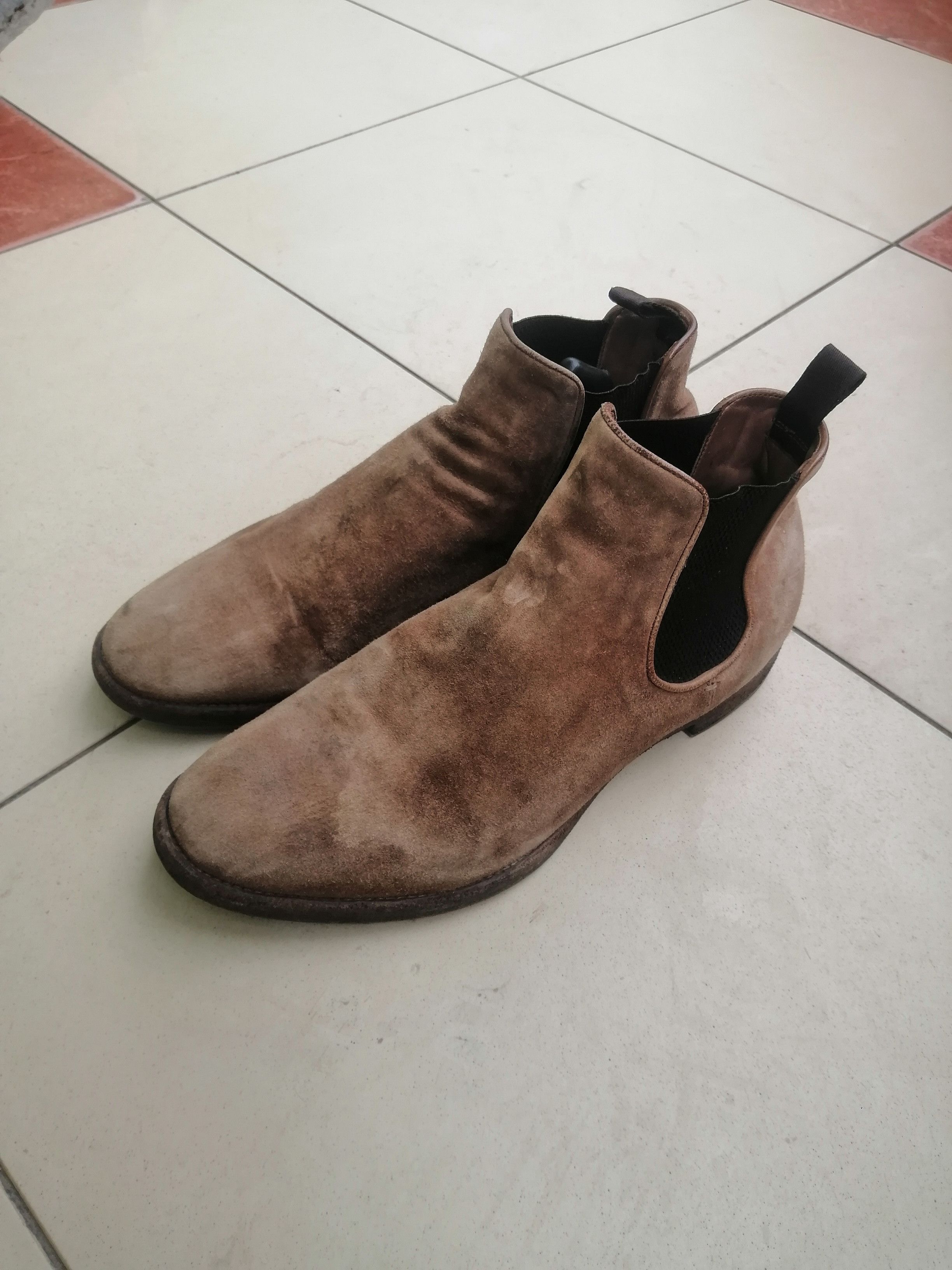 Officine Creative Officine Creative Suede Chelsea Boots Tan EU 42.5 Size US 9.5 / EU 42-43 - 6 Thumbnail