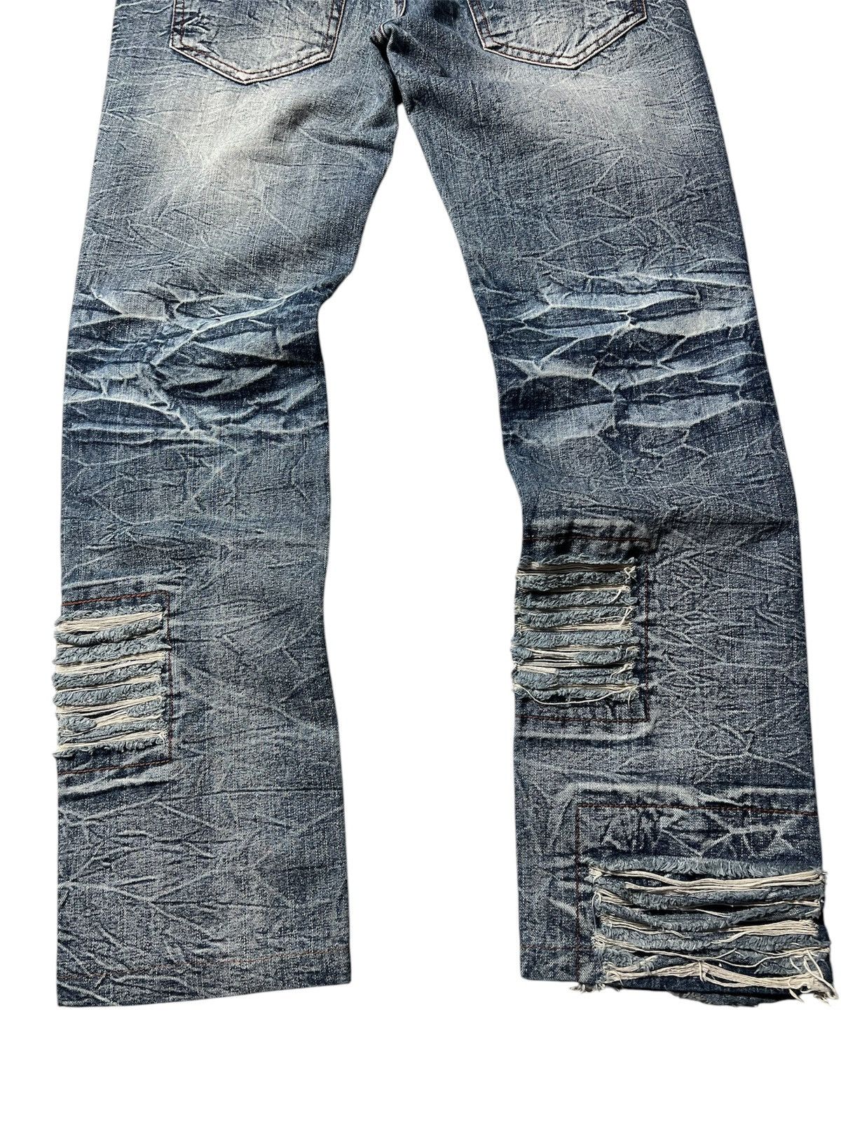 LOWBOX Crazy Lowbox Gothic Distressed Grunge Punk Style Pants Size US 30 / EU 46 - 4 Thumbnail