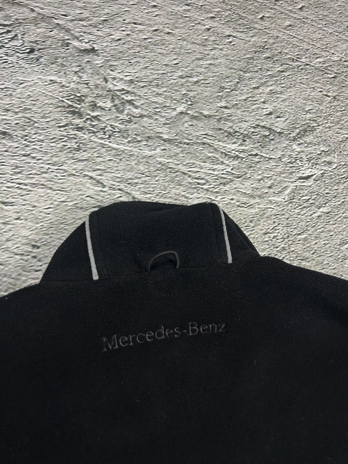 Mercedes-Benz × Vintage Mercedes Fleece Jacket Y2K Vintage Racing Moto black Size US XL / EU 56 / 4 - 7 Thumbnail
