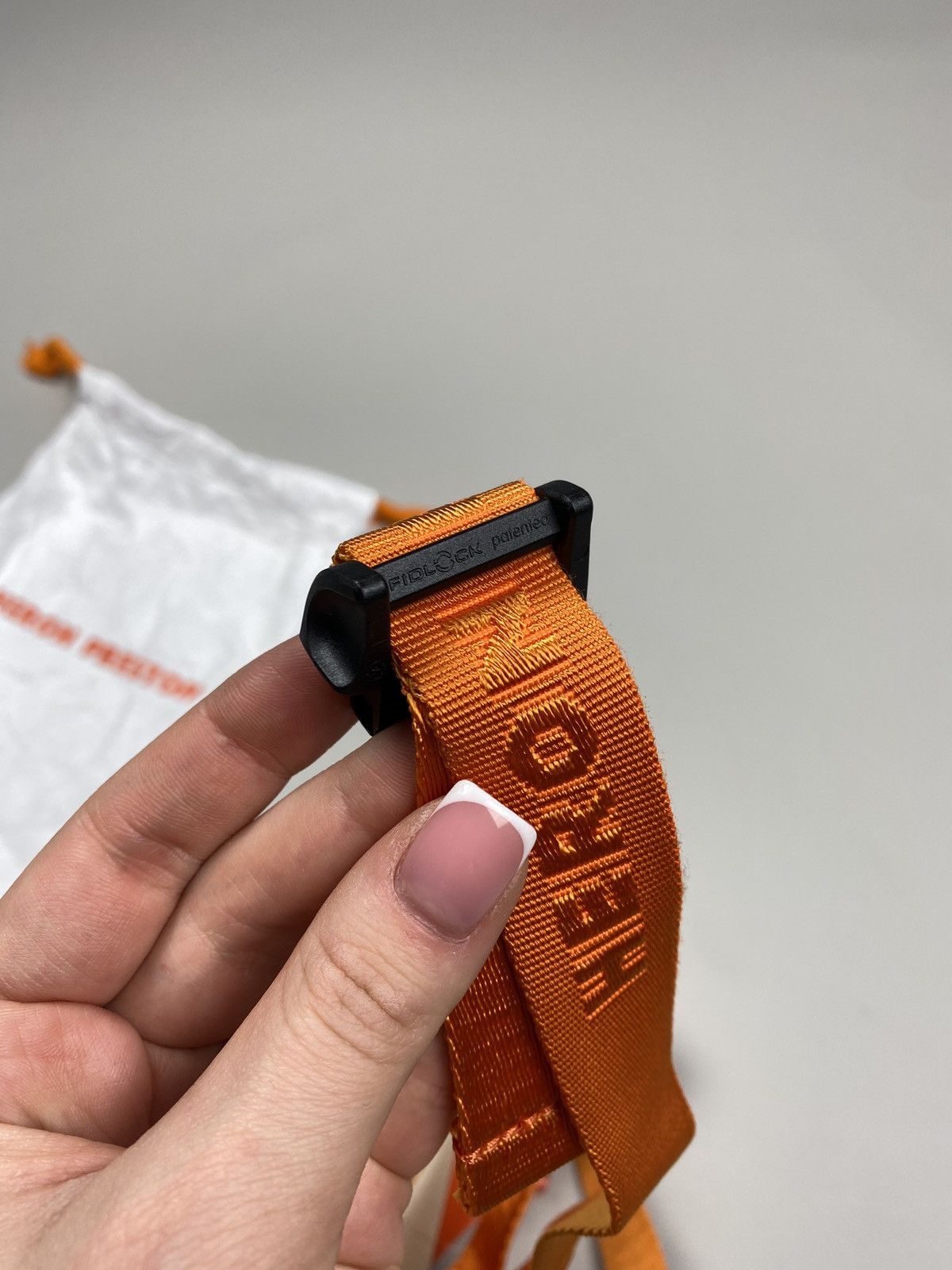 Heron Preston BNWT! Heron Preston Tiny Tape Magnetic Belt One Size Orange Size ONE SIZE - 17 Thumbnail