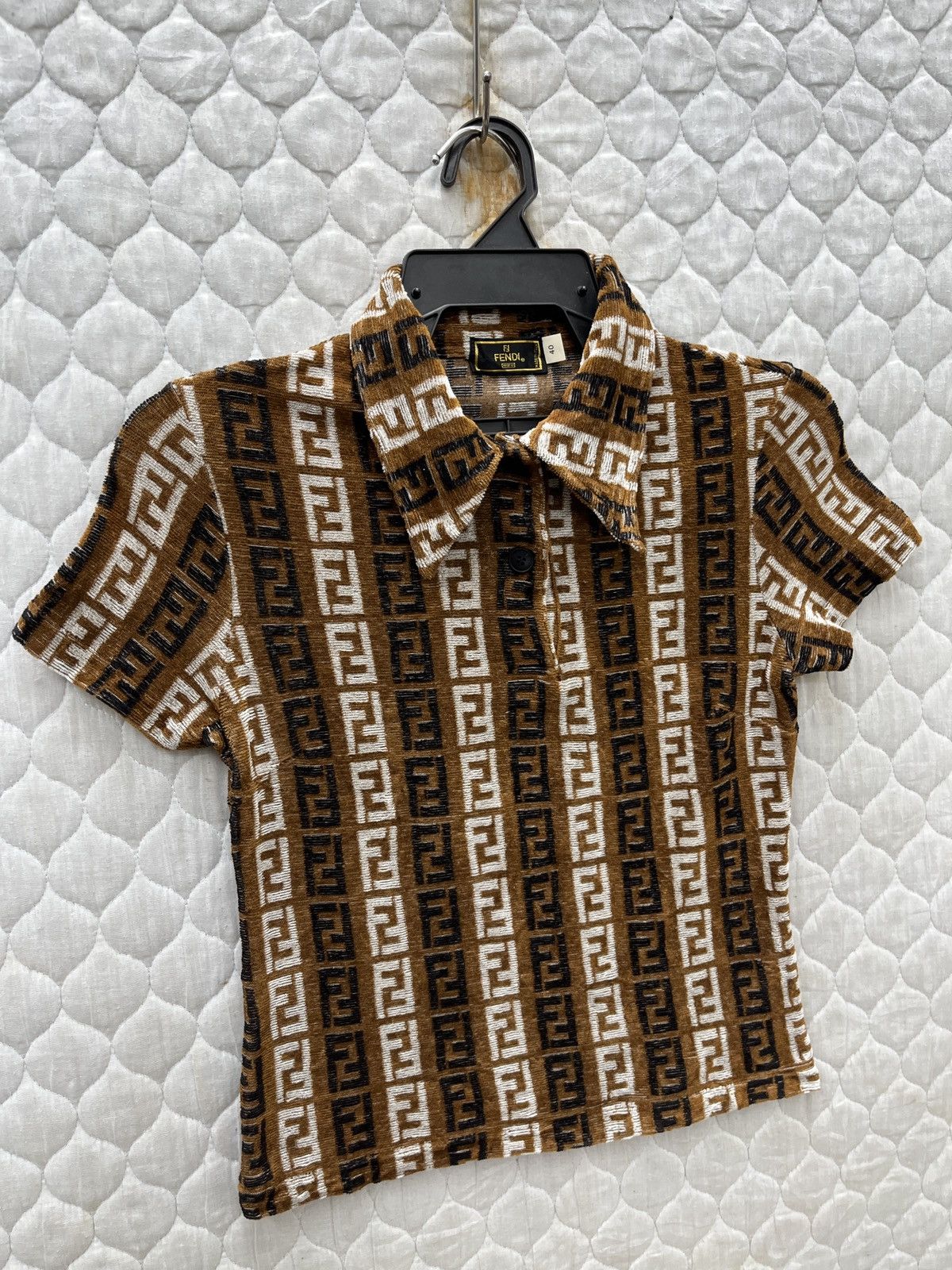 Fendi 🔥🔥🔥STEALS FENDI ZUCCA SHIRTS Size S / US 4 / IT 40 - 2 Thumbnail