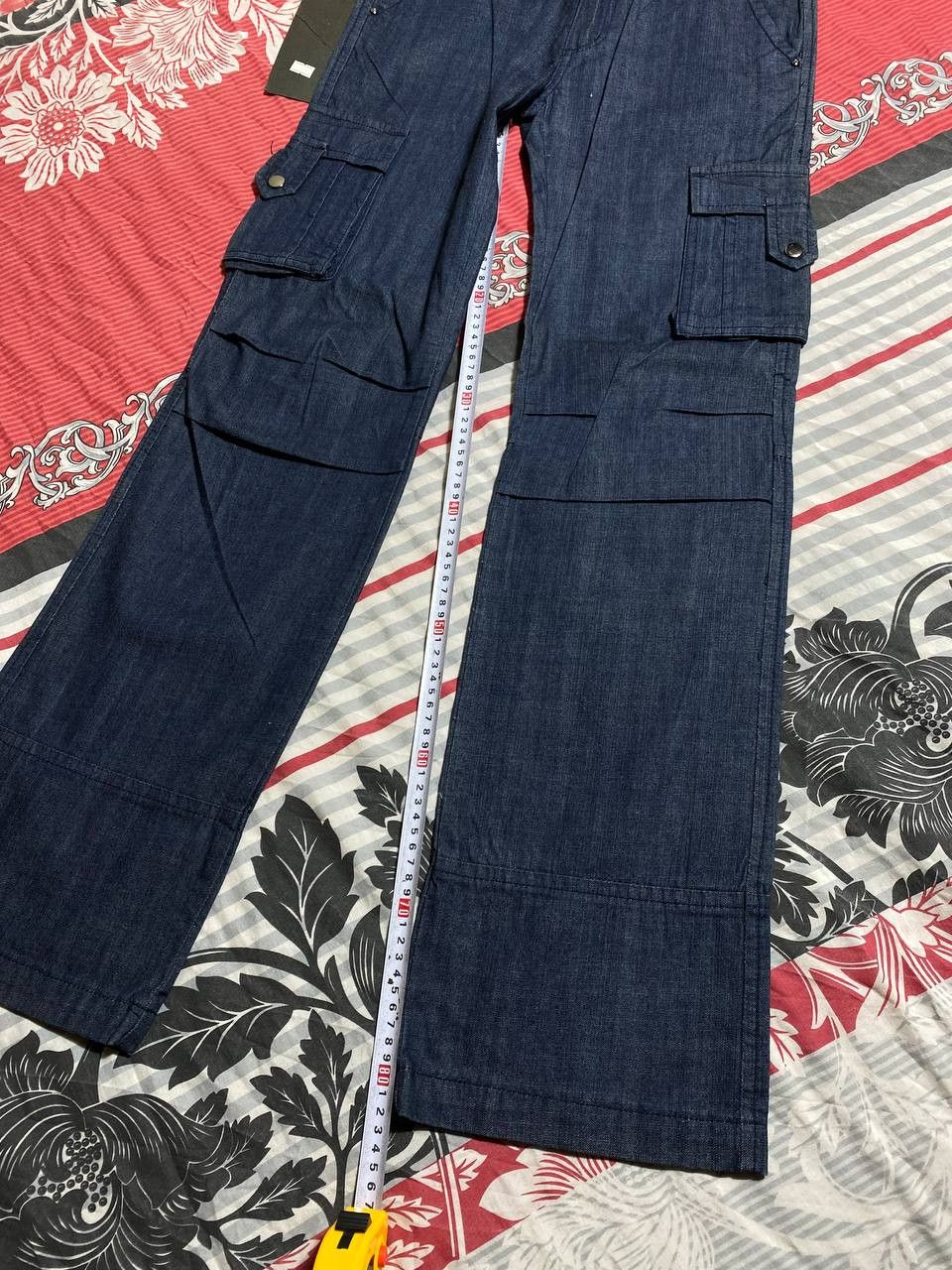 Japanese Brand Crazy Crash Dirty Baggy Faded Jean Japan Avant Garde Style Size US 29 - 11 Thumbnail