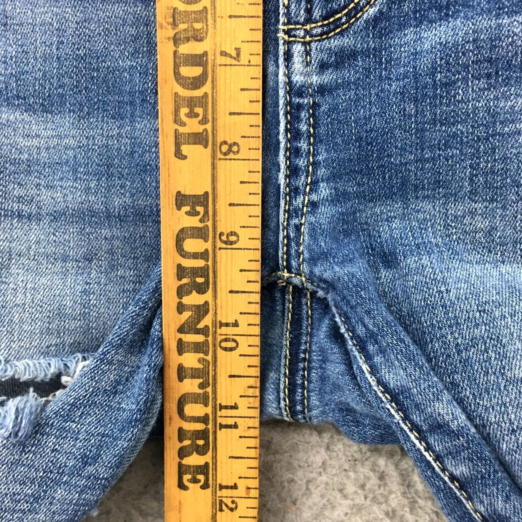 American Eagle Outfitters American Eagle Outfitters Jegging Jeans Womens 0 Reg Blue Denim Distressed Modern Classic Size 25" / US 0 / IT 36 - 7 Thumbnail