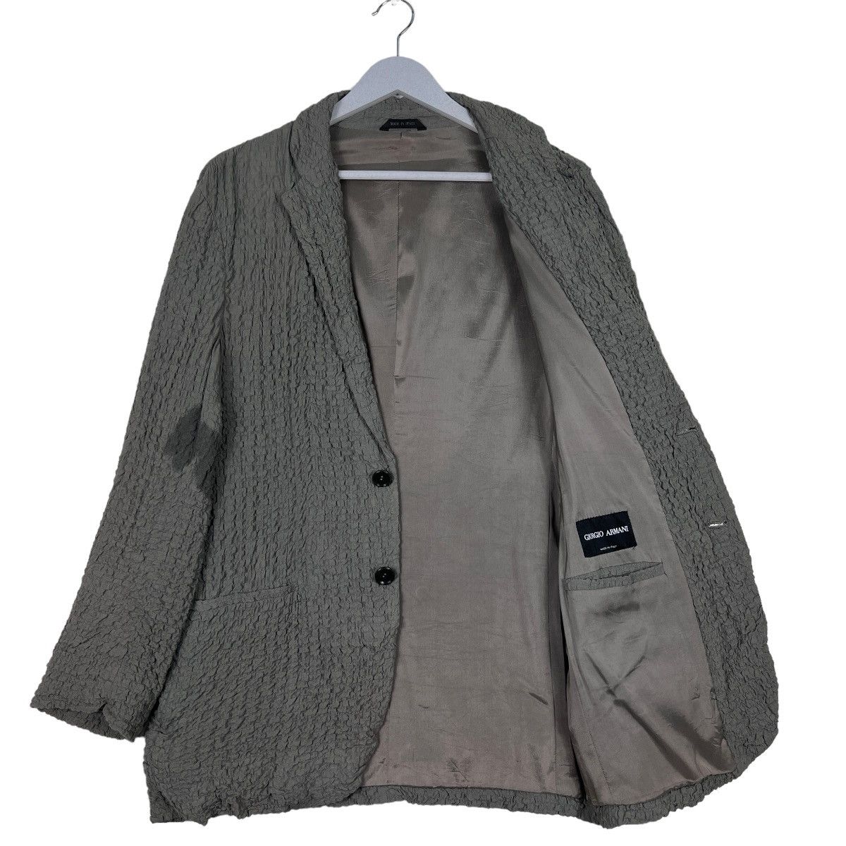 Giorgio Armani 🔥 GIORGIO ARMANI PLEATED BLAZER Size US M / EU 48-50 / 2 - 9 Thumbnail
