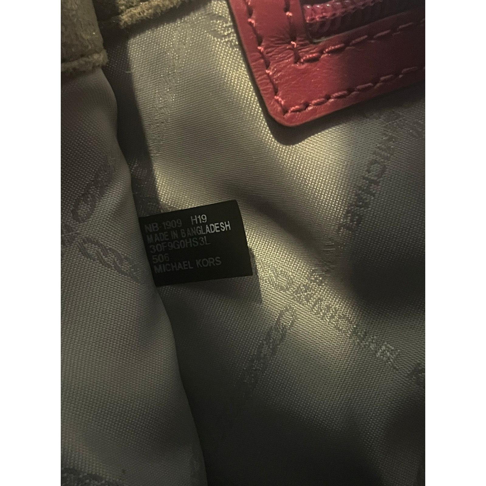 Michael Kors MICHAEL KORS NOUVEAU SATCHEL BAG PADLOCK KEY CROSSBODY BERRY Size ONE SIZE - 19 Thumbnail
