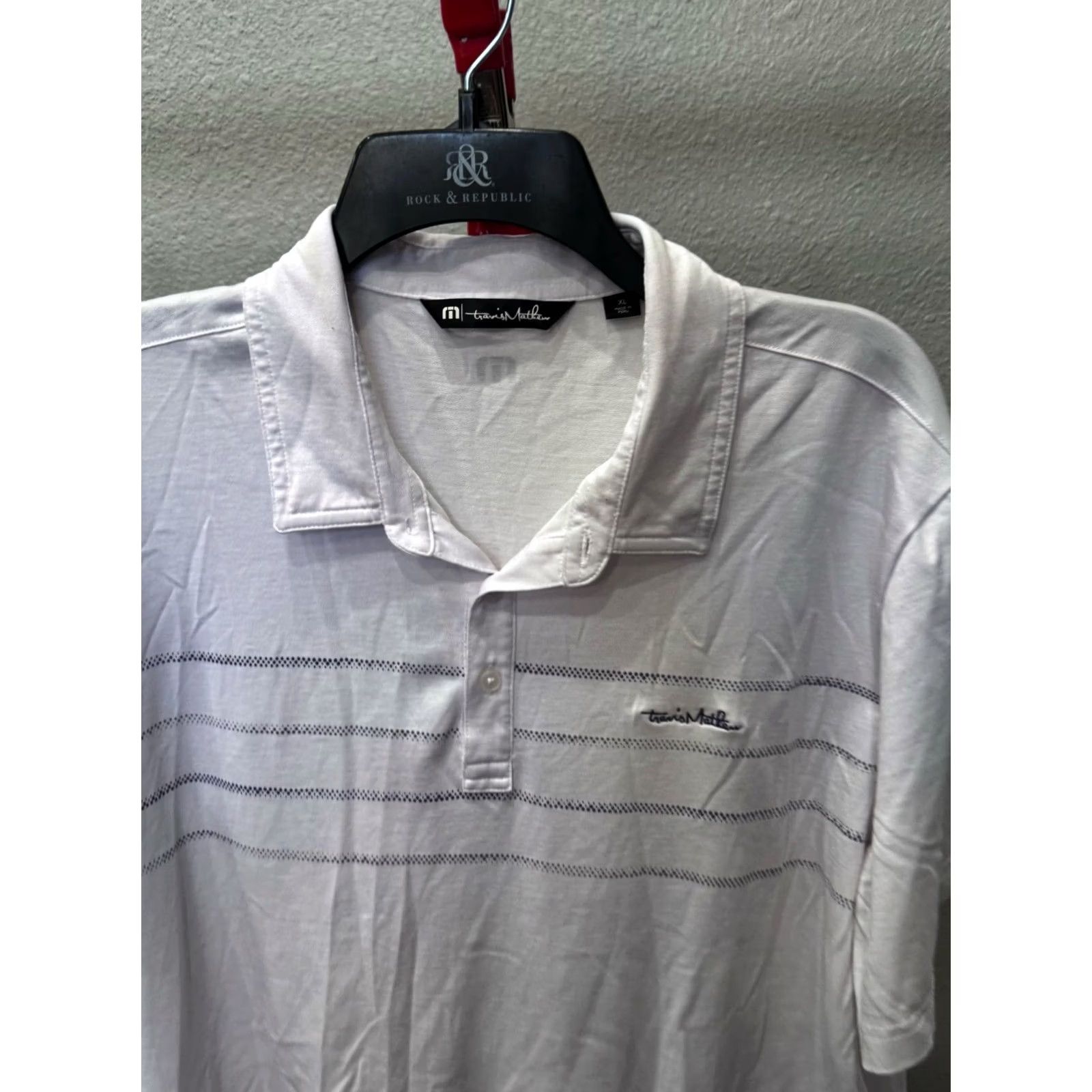 TravisMathew Travis Matthew Stitched Honey Bee POLO SHIRT XL Adult Men Multicolor Polo Shirt Sweet Honey Bee Stitched Polo Shirt Men XL Size US XL / EU 56 / 4 - 3 Thumbnail