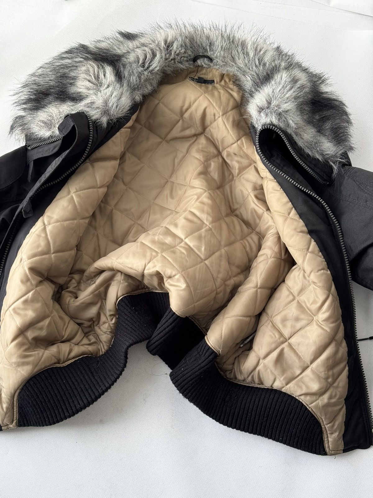 Japanese Brand Vintage Fur N2b Bomber Jacket Alpha Industries Style Ma-1 XL Size US XS / EU 42 / 0 - 5 Thumbnail