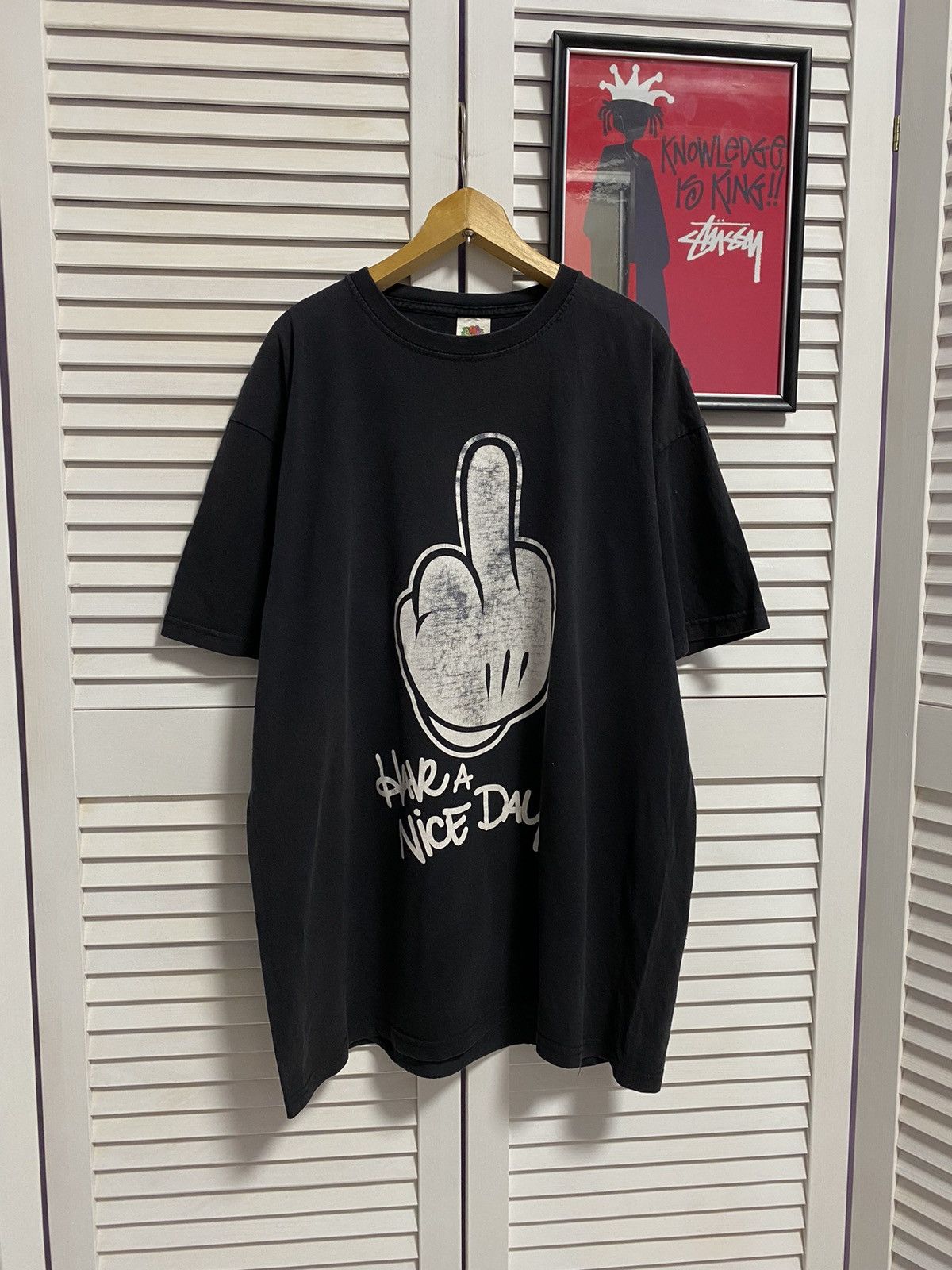 Band Tees Vintage T Shirt Band Rock Tee Have A Nice Day Fukc Size US L / EU 52-54 / 3 - 1 Thumbnail
